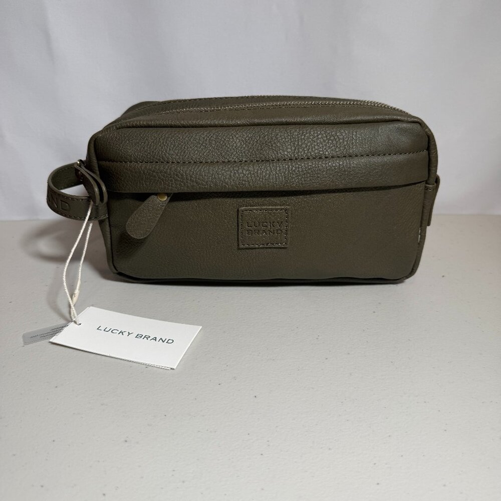 Lucky Brand Men's Toiletry Bag | Olive Green